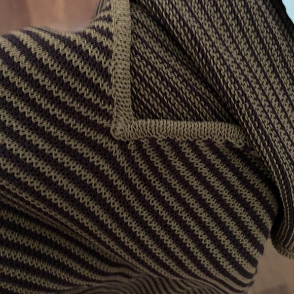 Claudie Pierlot Brown Knit V-Neck Tunic/Tank - Picture 7 of 7